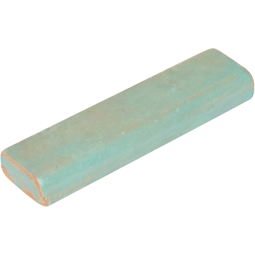 Antique Zellige Demi Bullnose Aqua Tumbled