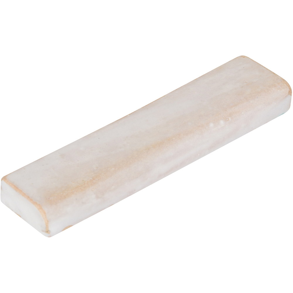 Antique Zellige Demi Bullnose Dune Tumbled
