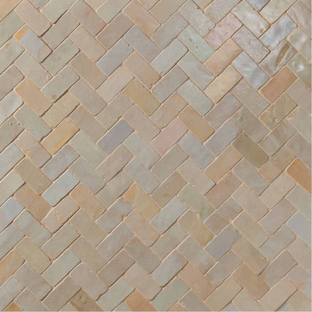 Antique Zellige Medina Dune Blend Tumbled