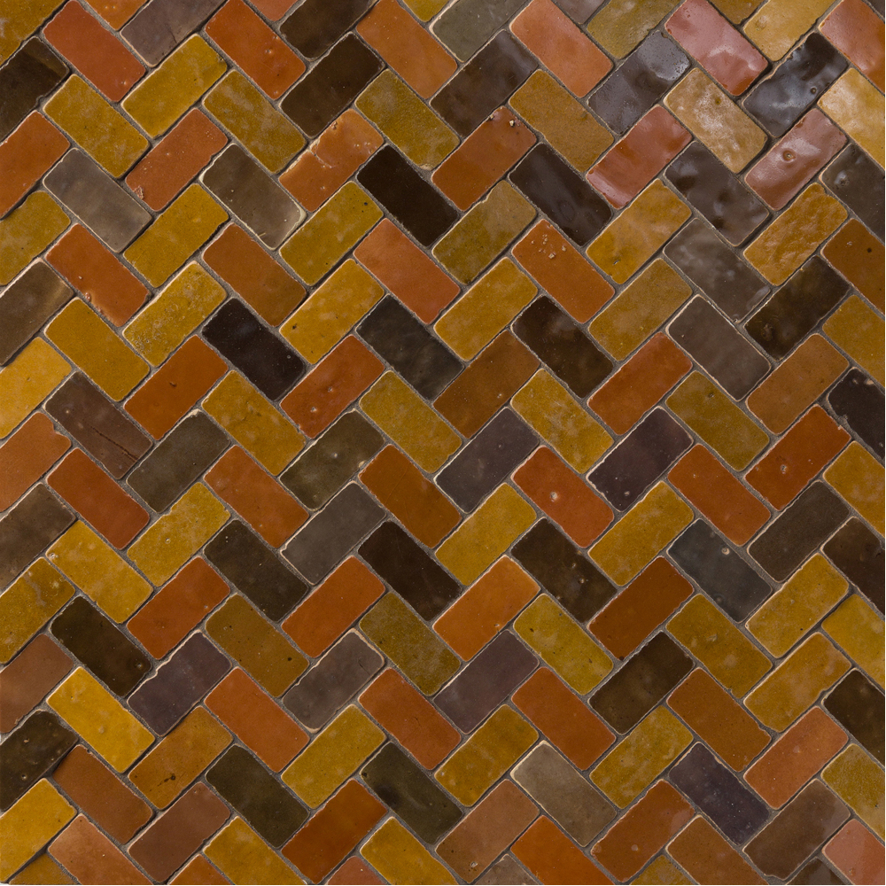 Antique Zellige Medina Terre Blend Tumbled