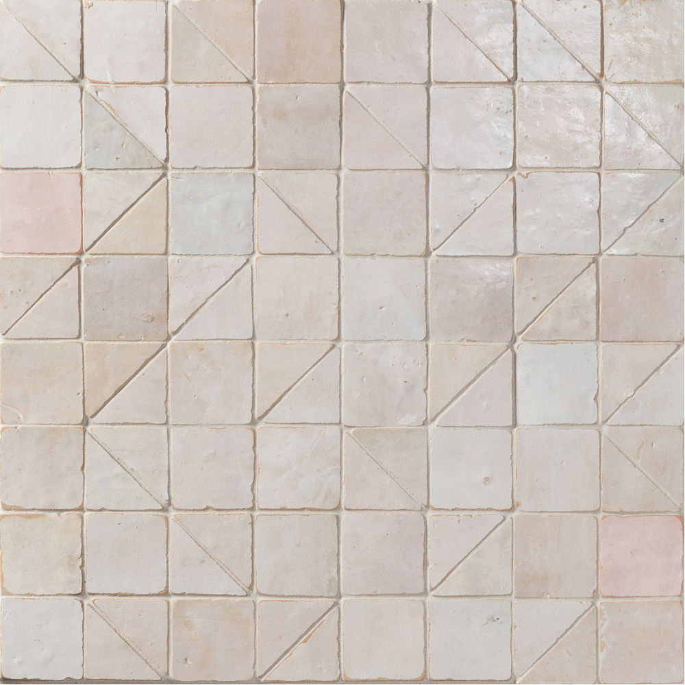 Antique Zellige Raya Blanc Ancien Tumbled