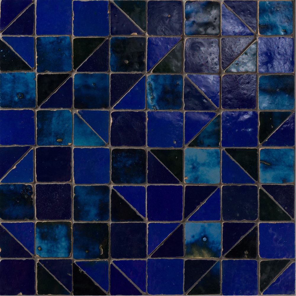 Antique Zellige Raya Mer Blend Tumbled