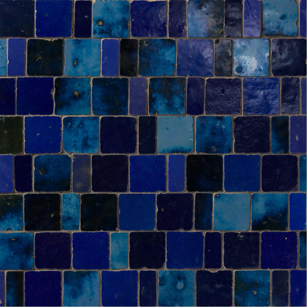 Antique Zellige Sefrou Mer Blend Tumbled