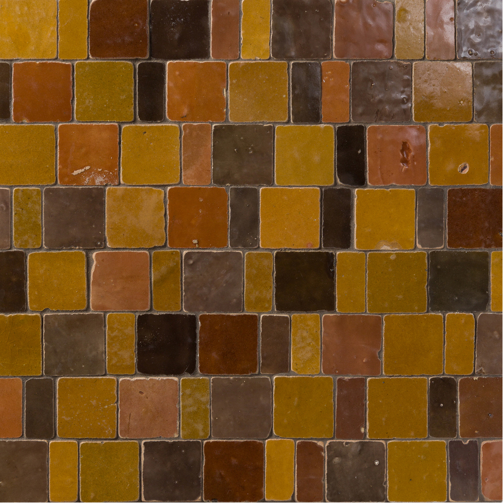 Antique Zellige Sefrou Terre Blend Tumbled