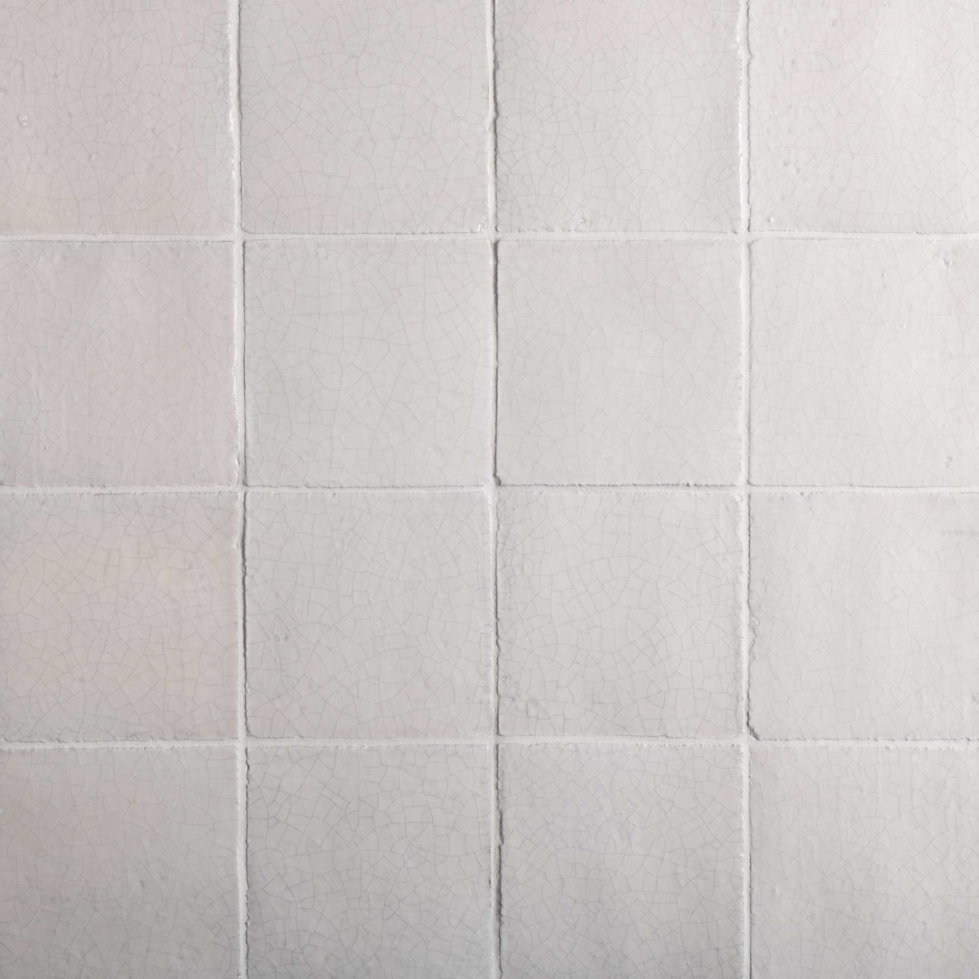 Majolica 6 X 6 White Antique Matte Crackle