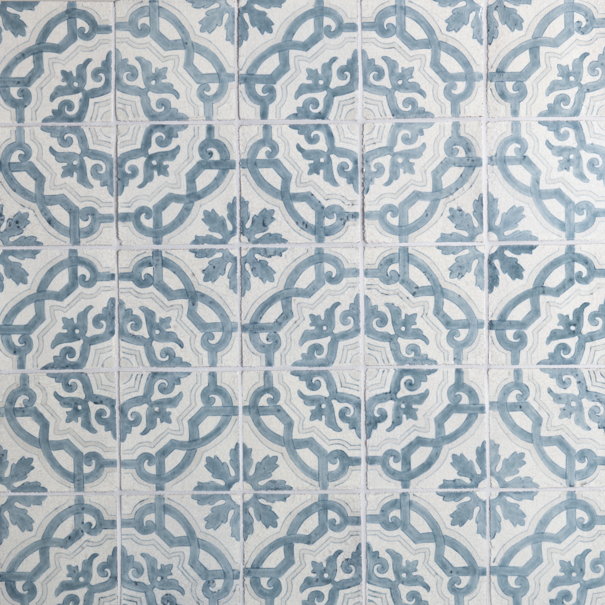 Majolica 6 X 6 Amalfi Azul Antique Gloss Crackle