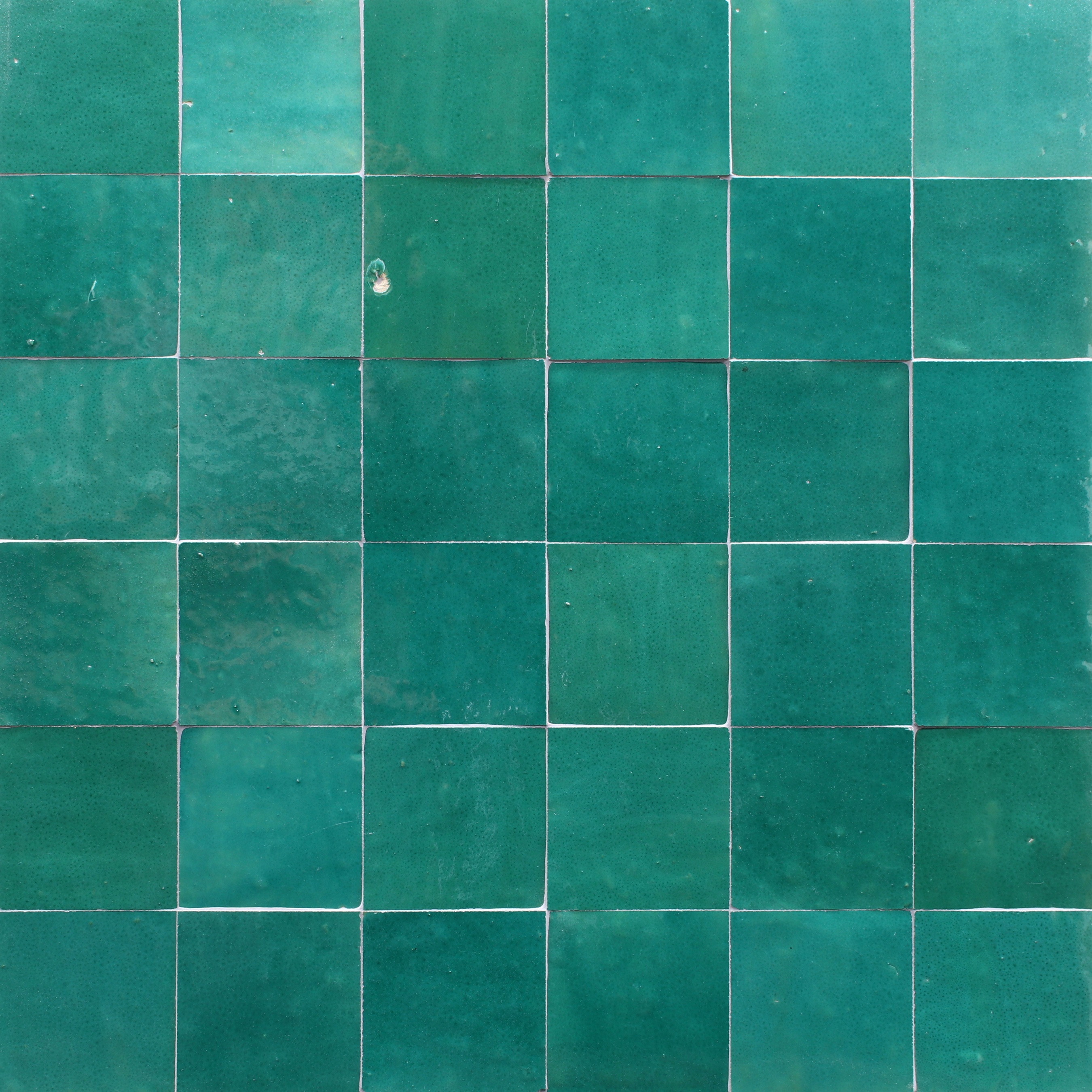 Zel Zellige Classic 4"x4" Vert Francaise Gloss