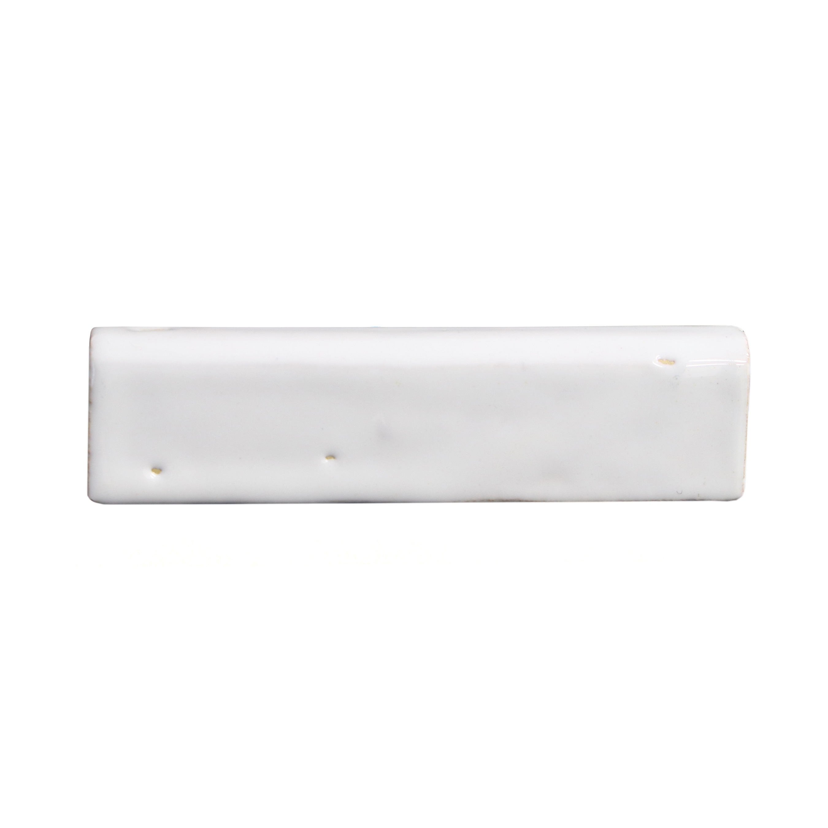 Zel Zellige Petite Bullnose Atlas Snow Gloss