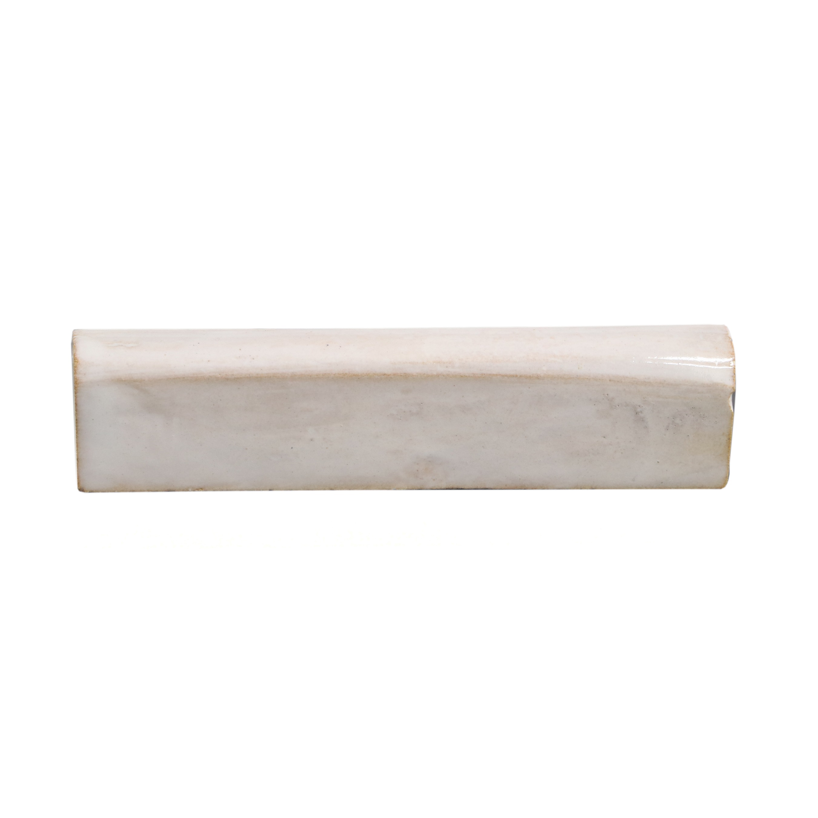 Zel Zellige Petite Bullnose Desert White Gloss