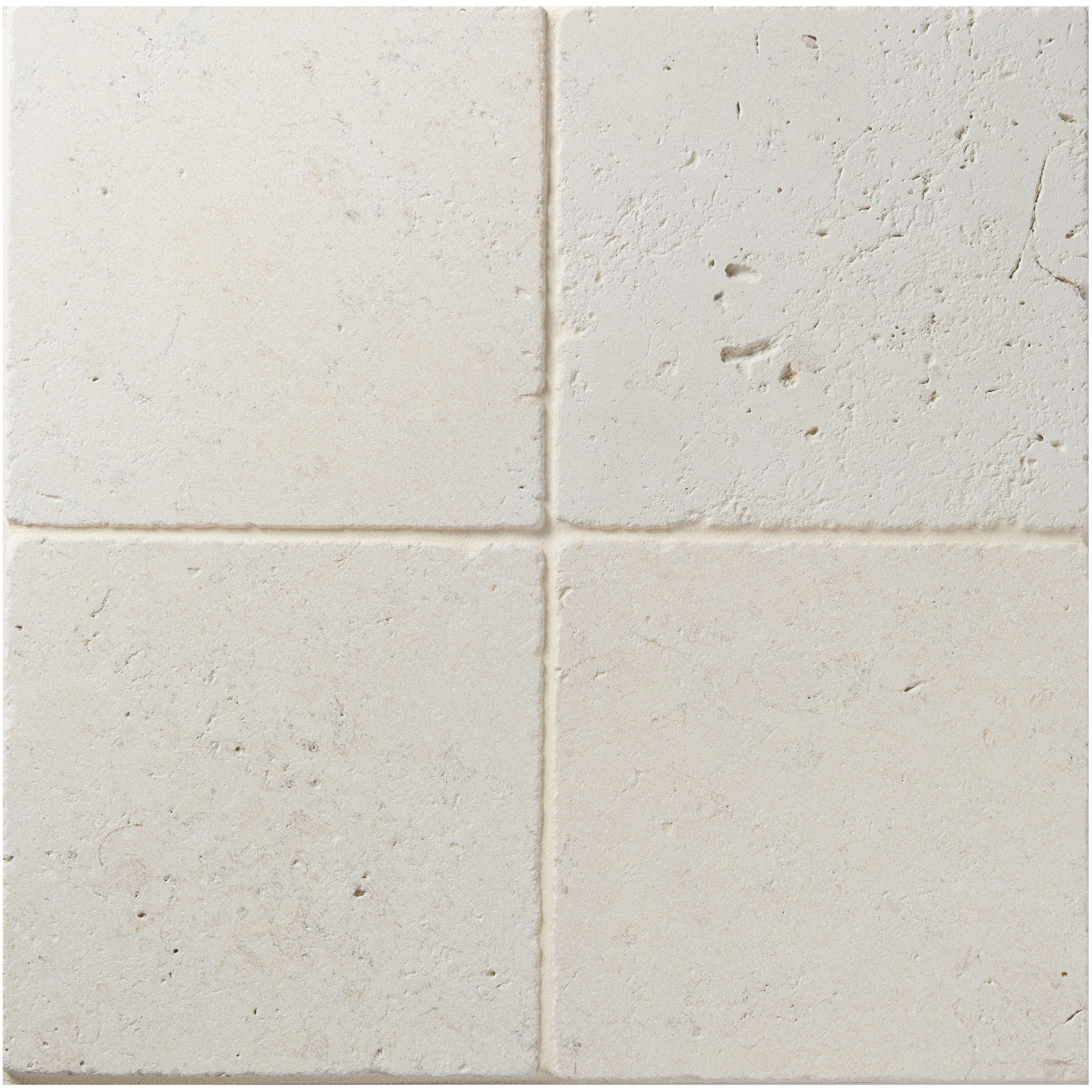 Pierre Sud 8x8 Creme Bordeaux Tumbled