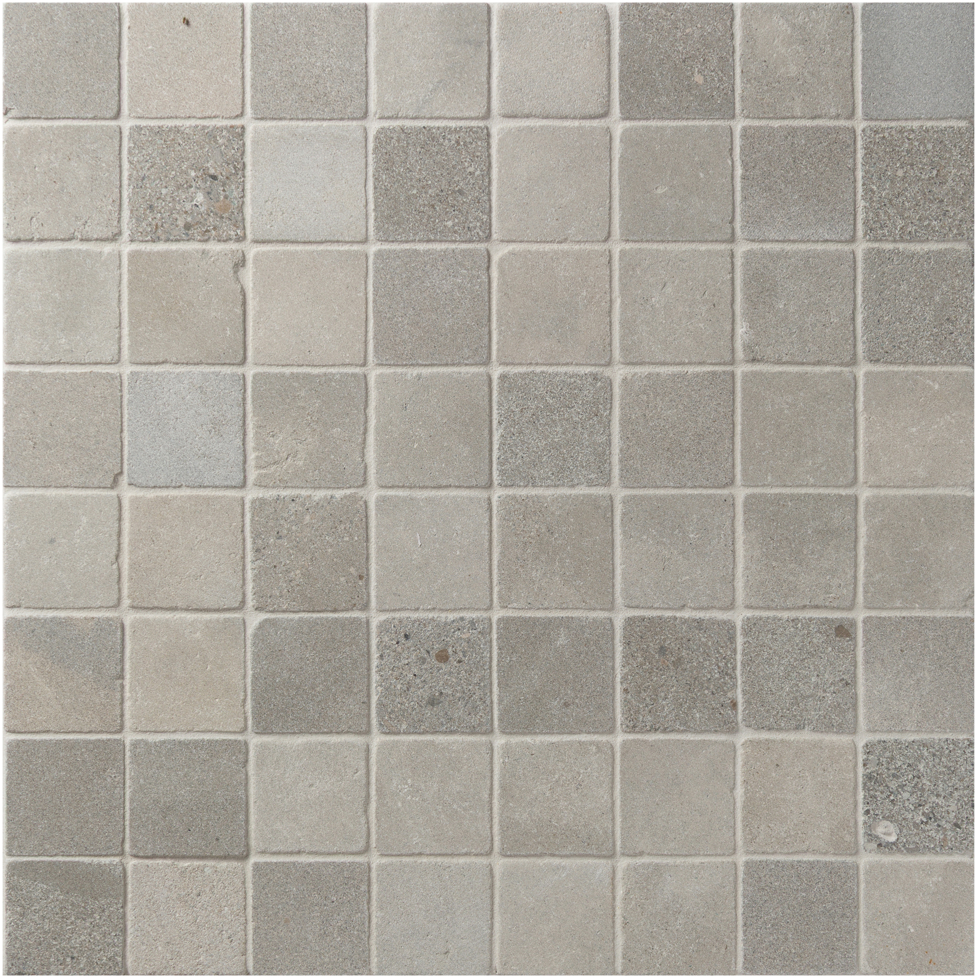 Pierre Sud Mosaic 2x2 Argent Tumbled
